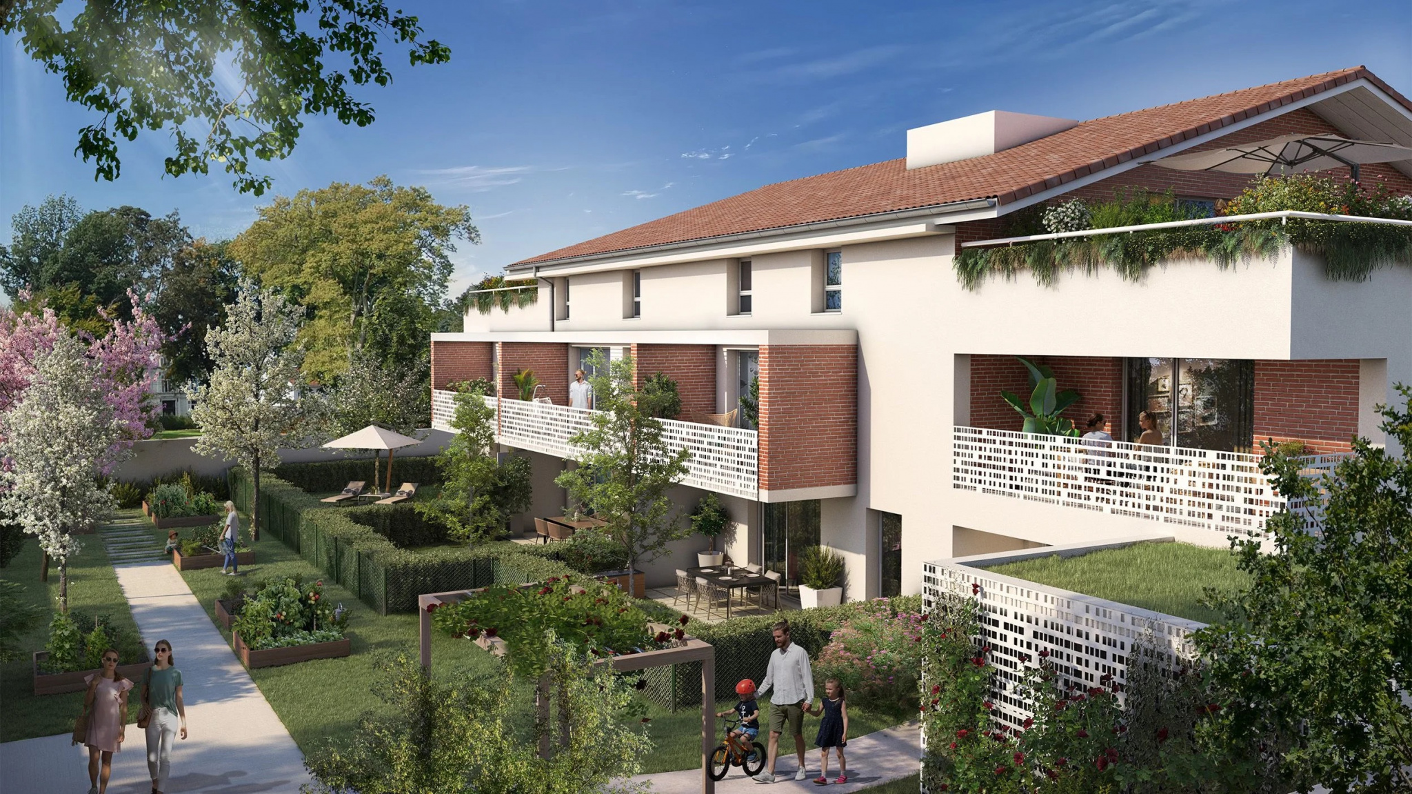 La Terrasse / Côte Pavée - T4 100 m2 et son jardin privatif 